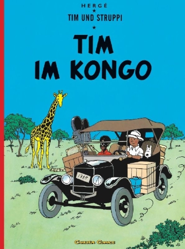 Buchcover und Innenansicht für das Buch: TINTIN AU CONGO                                            