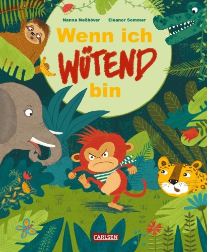 Buchcover und Innenansicht für das Buch: Wenn ich wütend bin