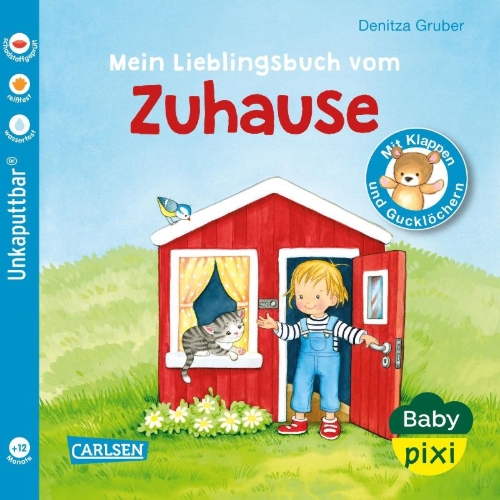 Buchcover und Innenansicht für das Buch: Baby Pixi 84: Mein Lieblingsbuch vom Zuhause