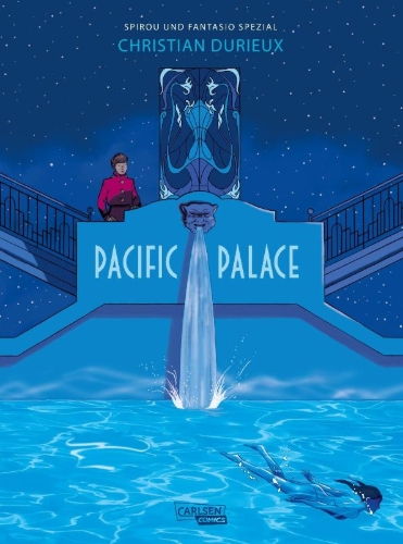 Buchcover und Innenansicht für das Buch: Pacific Palace