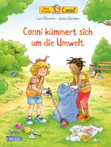 Buchcover und Innenansicht für das Buch: Conni-Bilderbücher: Conni kümmert sich um die Umwelt