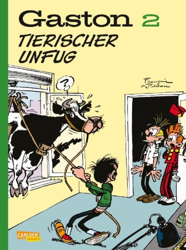 Buchcover und Innenansicht für das Buch: Gaston Neuedition 2: Tierischer Unfug
