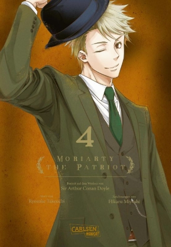 Buchcover und Innenansicht für das Buch: Yuukoku no Moriarty