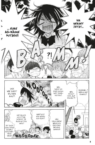 Buchcover und Innenansicht für das Buch: Kaichou wa Maid-sama!