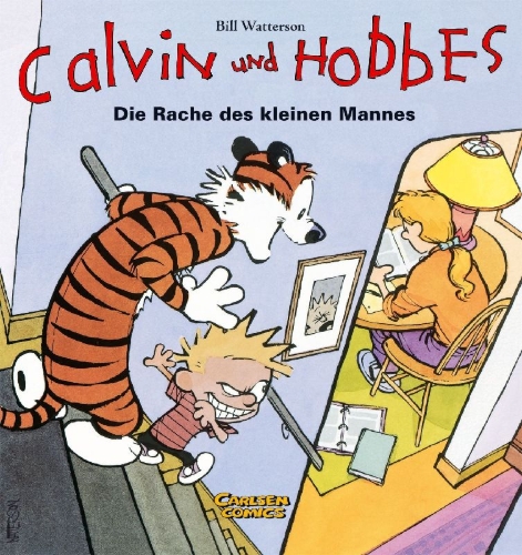 Buchcover und Innenansicht für das Buch: Calvin & Hobbes 05 - Die Rache des kleinen Mannes