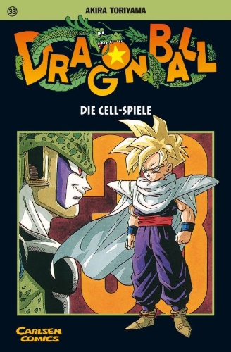 Buchcover und Innenansicht für das Buch: Dragon Ball 33. Die Cell-Spiele