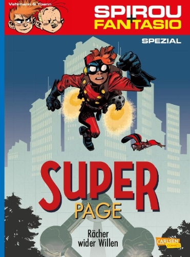 Buchcover und Innenansicht für das Buch: Le Spirou par: Supergroom