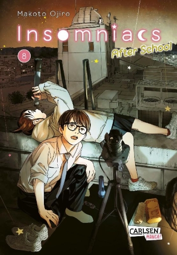 Buchcover und Innenansicht für das Buch: Kimi wa Houkago Insomnia