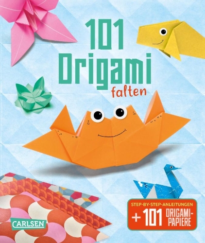 Buchcover und Innenansicht für das Buch: 101 Origami falten