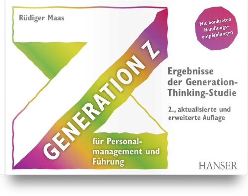 Buchcover und Innenansicht für das Buch: Generation Z für Personalmanagement und Führung