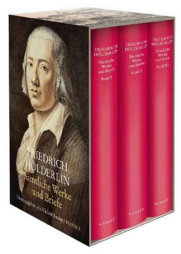 Buchcover und Innenansicht für das Buch: Sämtliche Werke und Briefe in drei Bänden