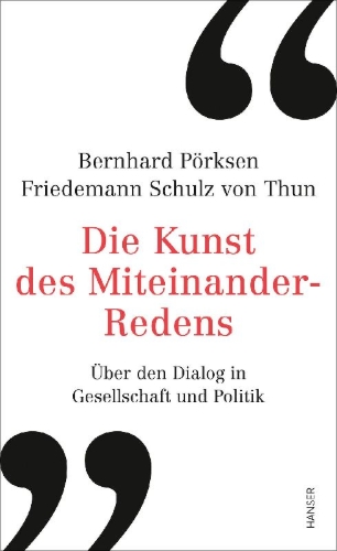 Buchcover und Innenansicht für das Buch: Die Kunst des Miteinander-Redens