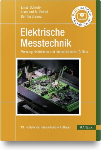 Buchcover und Innenansicht für das Buch: Elektrische Messtechnik