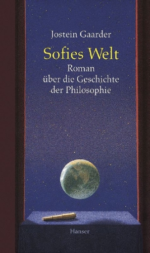 Buchcover und Innenansicht für das Buch: Sofies Welt