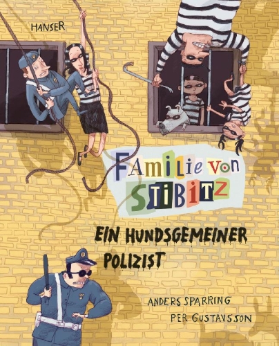 Buchcover und Innenansicht für das Buch: Familjen Knyckertz och snutjakten