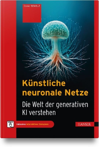 Buchcover und Innenansicht für das Buch: Künstliche neuronale Netze