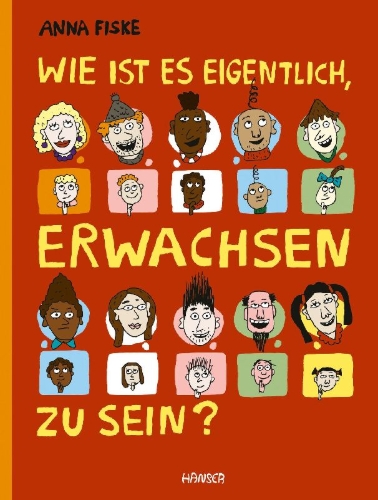 Buchcover und Innenansicht für das Buch: Hvordan er det å være voksen
