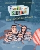 Buchcover und Innenansicht für das Buch: Familjen Knyckertz och födelsedagskuppen