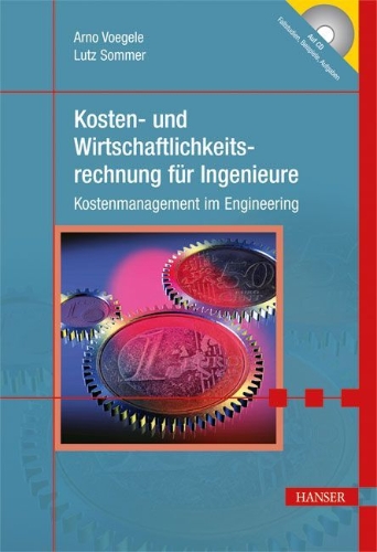 Buchcover und Innenansicht für das Buch: Kosten- und Wirtschaftlichkeitsrechnung für Ingenieure