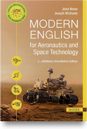 Buchcover und Innenansicht für das Buch: Modern English for Aeronautics and Space Technology