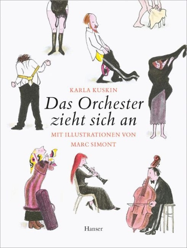 Buchcover und Innenansicht für das Buch: The Philharmonic Gets Dressed