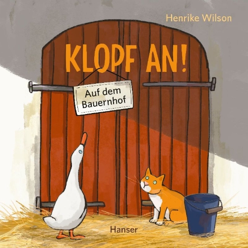 Buchcover und Innenansicht für das Buch: Klopf an! Auf dem Bauernhof