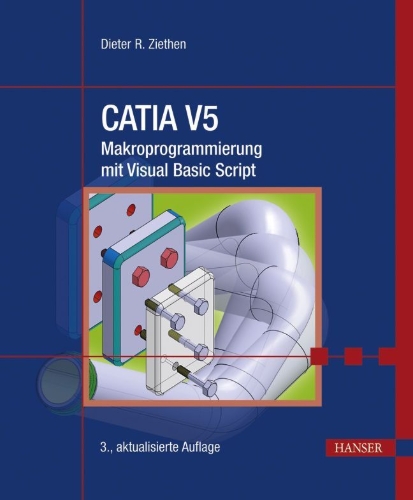 Buchcover und Innenansicht für das Buch: CATIA V5 - Makroprogrammierung mit Visual Basic Script