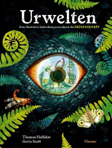 Buchcover und Innenansicht für das Buch: Otherlands: An illustrated journey through Earth's lost worlds