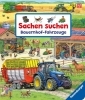 Buchcover und Innenansicht für das Buch: Sachen suchen - Bauernhof-Fahrzeuge