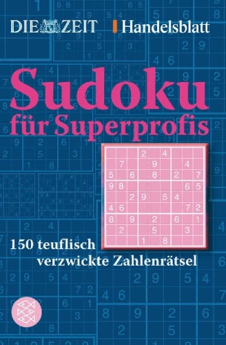 Buchcover und Innenansicht für das Buch: Sudoku für Superprofis