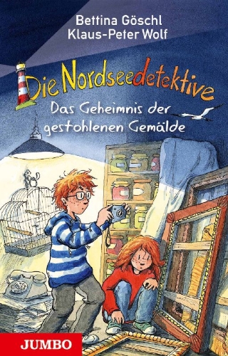 Buchcover und Innenansicht für das Buch: Die Nordseedetektive 08. Das Geheimnis der gestohlenen Gemälde