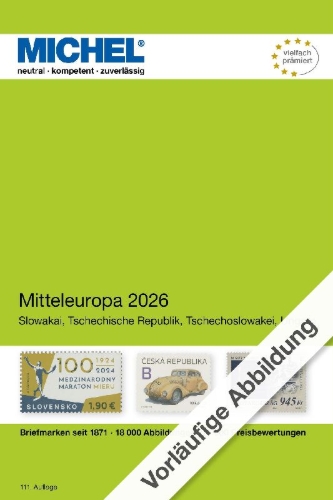 Buchcover und Innenansicht für das Buch: Mitteleuropa 2026
