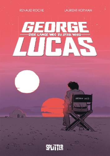 Buchcover und Innenansicht für das Buch: Les Guerres de Lucas