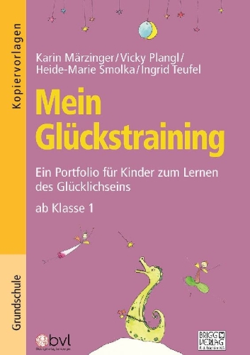 Buchcover und Innenansicht für das Buch: Mein Glückstraining