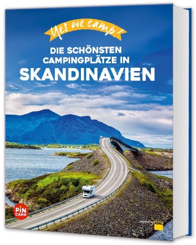 Buchcover und Innenansicht für das Buch: Yes we camp! Skandinavien