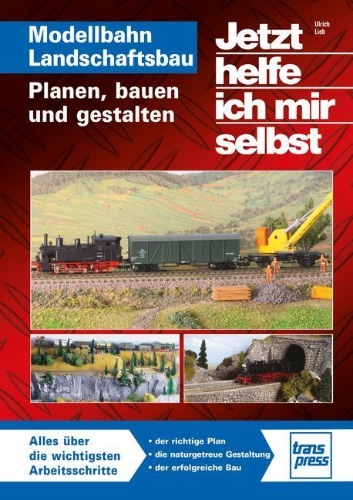 Buchcover und Innenansicht für das Buch: Jetzt helfe ich mir selbst: Modellbahn Landschaftsbau
