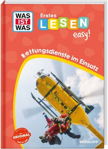 Buchcover und Innenansicht für das Buch: WAS IST WAS Erstes Lesen easy! Rettungsdienste im Einsatz