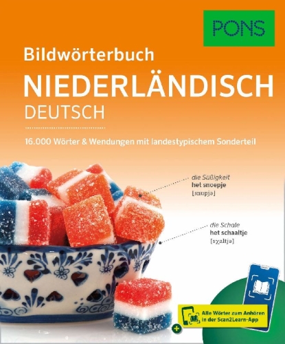Buchcover und Innenansicht für das Buch: PONS Bildwörterbuch Niederländisch