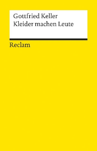 Buchcover und Innenansicht für das Buch: Kleider machen Leute