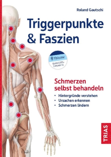 Buchcover und Innenansicht für das Buch: Triggerpunkte & Faszien