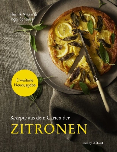 Buchcover und Innenansicht für das Buch: Rezepte aus dem Garten der Zitronen
