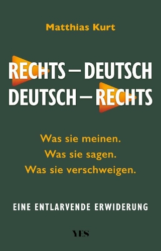 Buchcover und Innenansicht für das Buch: Rechts - Deutsch / Deutsch - Rechts