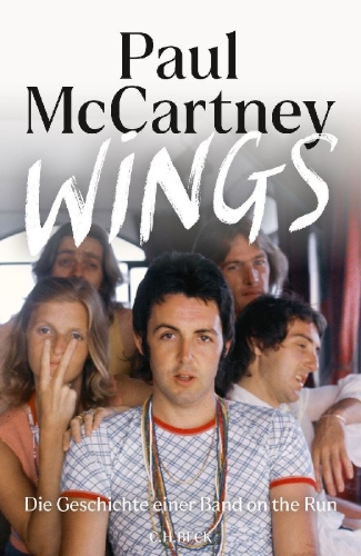 Buchcover und Innenansicht für das Buch: Wings: The Story of a Band on the Run