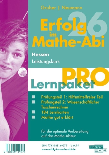 Buchcover und Innenansicht für das Buch: Erfolg im Mathe-Abi 2026 Hessen Lernpaket 'Pro' Leistungskurs