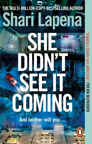Buchcover und Innenansicht für das Buch: She Didn't See It Coming