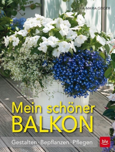 Buchcover und Innenansicht für das Buch: Mein schöner Balkon