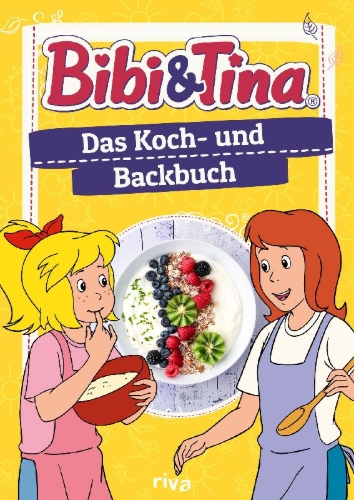 Buchcover und Innenansicht für das Buch: Bibi & Tina - Das Koch- und Backbuch
