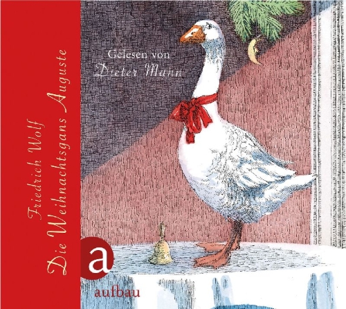 Buchcover und Innenansicht für das Buch: Die Weihnachtsgans Auguste