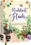 Buchcover und Innenansicht für das Buch: Hochbeet-Glück - Das illustrierte Gartenbuch