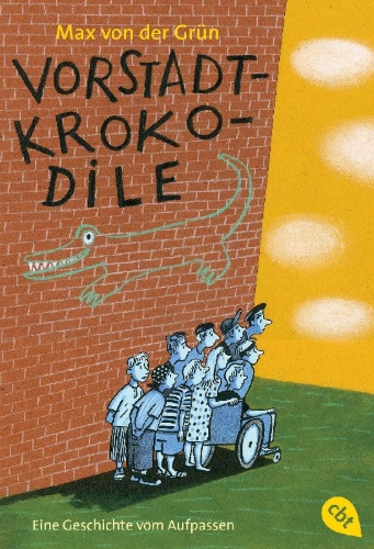 Buchcover und Innenansicht für das Buch: Vorstadtkrokodile